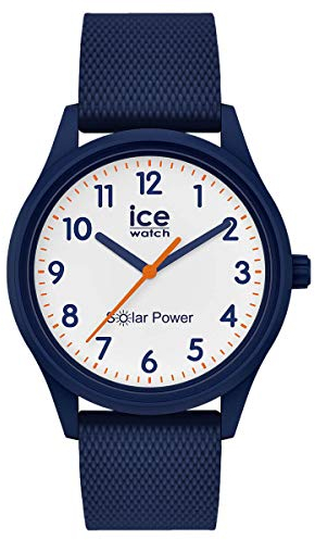 ICE-WATCH - ICE solar power Blue Mesh - Blaue Herren/Unisexuhr mit Silikonarmband - 018480 (Small)