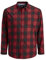 Jack & Jones Men's Jjegingham Twill L/S Ps Noos Shirt, Ziegelrot, 6XL Plus UK