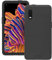 Schutzhülle kompatibel mit Samsung Galaxy XCover Pro SM-G715, kabellos, schlank, robust, flexibel, Fallschutz, Schwarz