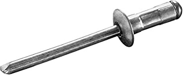 GOEBEL® - 500 x Mehrbereichsblindnieten Aluminium/Stahl (Ø x L) 4,8 x 18,0 mm - Flachkopf Niete - Flachkopf Blindniete - Mehrbereich Blindniete - Mehrbereichsniete - Mehrbereich Niete - MULTI