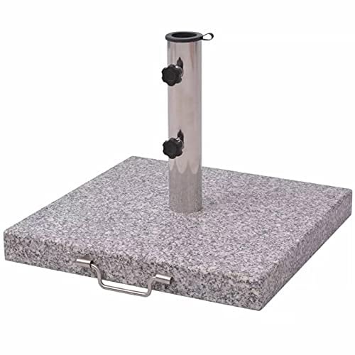 Susany Base de Sombrilla de Cuadrada,Soporte de Pie para Parasol Pesa 30kg,con Asa de Acero Inoxidable,48cm