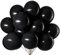 12 Zoll Luftballons Schwarzer Helium,50 Stücke Latex Ballons Ø 30 cm für Hochzeit Valentinstag Geburtstag Taufe Kommunion Party Deko