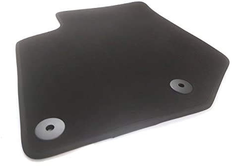 Fußmatte für Opel Corsa F Fahrermatte Velours Matte Fahrerseite VL Schwarz, mit Original Befestigungssystem