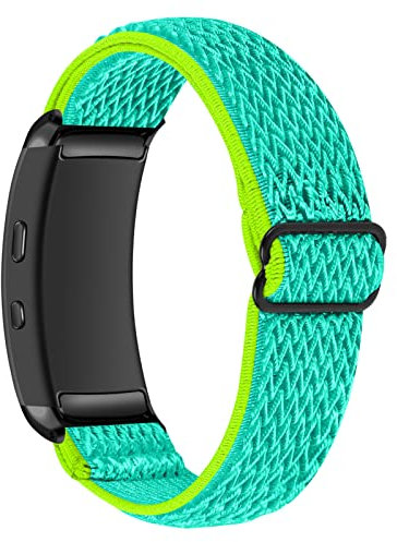 Armband für Samsung Gear Fit 2 Pro, Bryce Slim Woven Uhrenarmbänder Sport Verstellbares Elastisches Armband Handgelenkschlaufe Zubehör für Samsung Gear Fit 2/Fit 2 Pro R360/R365 (G05)