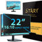 STARY Computer Sichtschutzfilter 22 Zoll 16:10 Seitenverhältnis - Blaulicht Blendfrei Abnehmbare 22 Monitor Sichtschutzfolie für Hp/Dell/Acer/Lenovo/ThinkPad/Asus