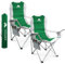 VOYAGER 2 Pack Outdoor Camping Chair Set,120kg Capacity, 3.3kg Per Chair, Waterproof Folding Chairs with Cup Holder & Side Pockets, Portable Chairs for Garden, Fishing, Picnic Camping & Travel Comfort