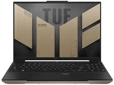 ASUS TUF Gaming A16 FA617NS - Portátil Gaming de 16 WUXGA 165Hz (AMD Ryzen 7 7735HS, 16GB RAM, 1TB SSD, AMD Radeon RX 7600S 8GB, Sin Sistema Operativo) Color Negro - Teclado QWERTY español
