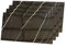 IZODEKOR Wandverkleidung Marmoroptik -4 Pcs 120x60cm- Alternative zu Badfliese/Küchenfliese, Duschwandpaneele, Wandpaneel für Küchenrückwand, Badezimmer, Innenbereich | Black Lightning