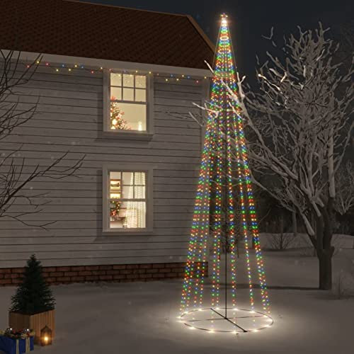 Lechnical Albero di Natale a Cono Colorato 1134 LED 230x800 cm,Casa e Giardino,Arredo,Decorazioni Natalizie,Alberi di Natale(SPU:343501)