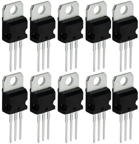 Innfeeltech 10Pcs L7805 Regolatore di tensione positivo lineare 5V 1.5A a 220 Regolatore Tre-Terrestre