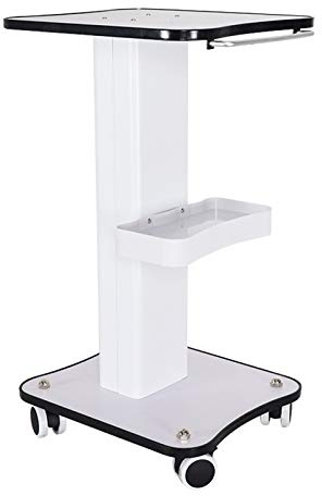 TESUGN Chariot cosmétique pour salon de beauté, chariot médical portable avec compartiment de rangement, roue universelle pour outils de coiffure