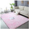 Bibykivn Tappeto Salotto Moderno Peluche Lavabile, 80x160 cm Pelo Lungo Tappeti Antiscivolo Fondo, Tappeto Camera da letto per Soggiorno Corridoio Cameretta (Rosa chiaro, 120x200 cm)