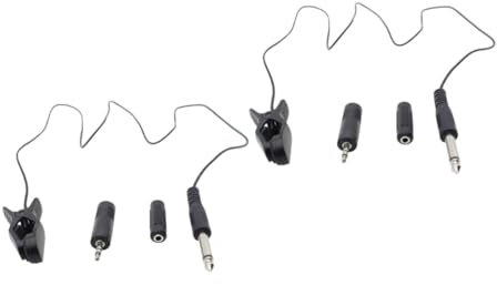 Abaodam 2 Sets Guitar Pickup Clips Small Guitar Microphone Practical and Convenient