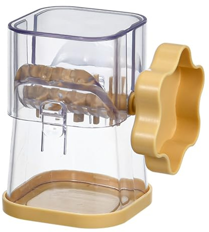 Manuelle Nussmühle | Nuss-Zerkleinerer für alle Nüsse, Trockenfrüchte-Crusher Handkurbel Nussmühle Hand Erdnussstampfer Walnuss Schokolade Zerkleinerer für Pekannüsse Nüsse Herstellung von Belägen