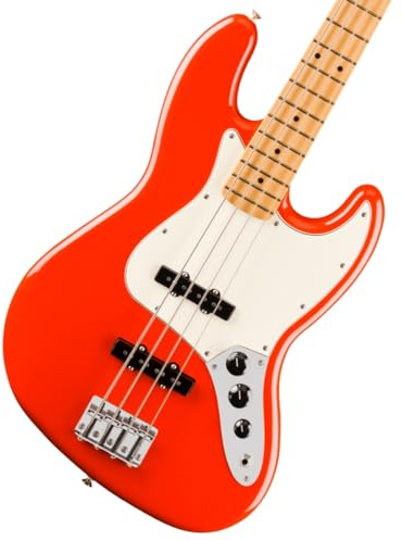 Fender Player II Jazz Bass MN Coral Red - E-Bass