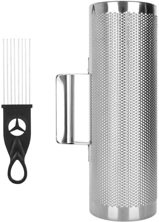 3x10 in Guiro Percusión Acero Inoxidable, Juego De Instrumentos Guiro Shaker, Instrumentos Guiro Shaker Con Raspador, Juguetes Entrenamiento Musical Con Mango Ergonómico Para Presentaciones En Vivo