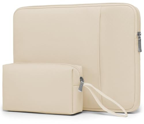 HYZUO 13 Pouces Housses Ordinateur Portable Compatible avec MacBook Air 13 M4/M3/M2/M1 2025-2018, MacBook Pro 13 M2/M1 2025-2016, iPad Pro/Air 13, XPS 13, Surface Pro, 12-13 Tablette, Sable