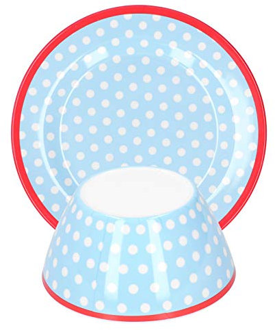 Aramox IMITAZIONE PORCELLANA INSALATA DI FRUTTA PIATTO DA DESSERT STOVIGLIE DA TAVOLA SET DI UTENSILI DA DI ALTA QUALITÀ RESISTENTE ALLA CADUTA E ALLE SCOTTATURE DI CASA