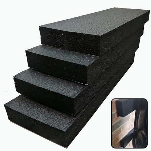4PCS Garage Wall Protectors Eva Foam Sheet Garage Protector, Self-Adhesive Garage Car Door Protector Wall Bumper Guard for Car Door Parking,30x10 x3cm