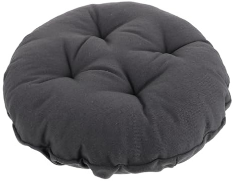 Cabilock Runder Hockersitzbezug aus Canvas mit Epe Polsterung, Pflegeleicht | Schlichtes Elegantes Design, Passgenauer Sitz, Langlebig, für Barhocker und Hocker im Wohnbereich