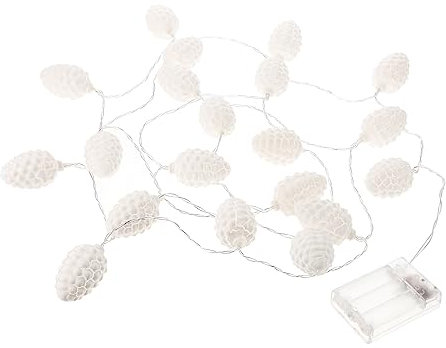 OSALADI LED Lichterkette Dekorative String Lampe für Außen Warmweiß Kunststoff 1 Satz Leicht und Tragbar Geeignet für Garten und Partydekoration