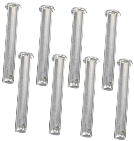 BAZEITFLOW Verriegelungsbolzen für Gerüste mit Kragen aus Metall 8 Stück Leichter Sicherungsstift für Gerüstzubehör Praktisches und Tragbares Koppel Zubehör
