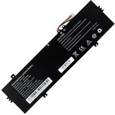 MXJFYY 11,55 V 456484-3S Ersatzakku 40075218, Li-Ionen-Laptop-Akku kompatibel mit Medion E16401 E16402 E15303 E15407 15309 Serie 3896 mAh 45 Wh