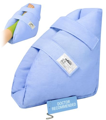 DRKLC Heel Protector Cushion for Pressure Sores,Adjustable Foot Support Boot Surgery Recovery Supplies for Elderly Bedridden Pressure Ulcer Cushion Ankle Pillow for Bed, Wheelchairs (1 Piece)