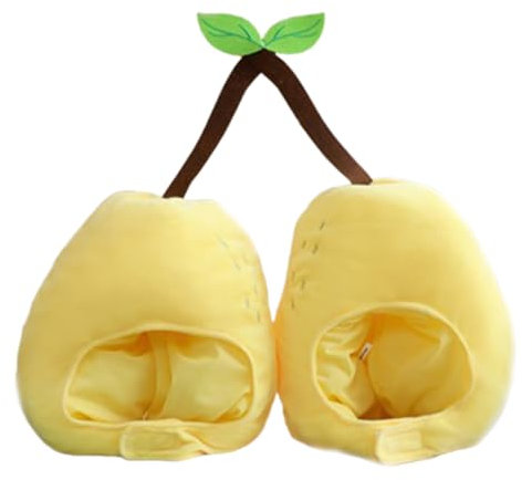 Wayfadacc Lustige Kopfbedeckung mit Cartoon-Motiv, weicher Plüsch, Kopfbedeckung, Hut für alle Altersgruppen, Musikfestivals und Geburtstagsfeiern