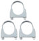 U Bolt Clamps for Secure Muffler and Exhaust Pipe Connections 3 Count (1.5in(1.57in(40mm))