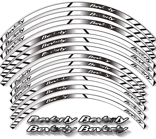 GTUOEQV Dekorative Bande Motorrad Aufkleber Felgenaufkleber Für BEVERLY 17 Zoll Radaufkleber(A3)