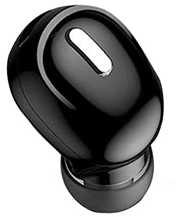 Lawnrden Mini Auricular de un Solo oído Mini Auriculares Deportivos inalámbricos en el oído con micrófono función Manos Libres Negro, Gancho inalámbrico