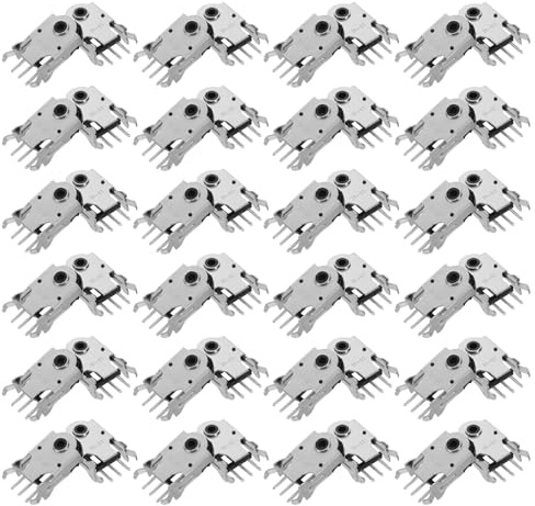 jojofuny 100pcs 11mm Mouse Encoder Rotary Pulse Coder Repair Parts for Computer Mouse Internal Mechanism Replacement and Fixing