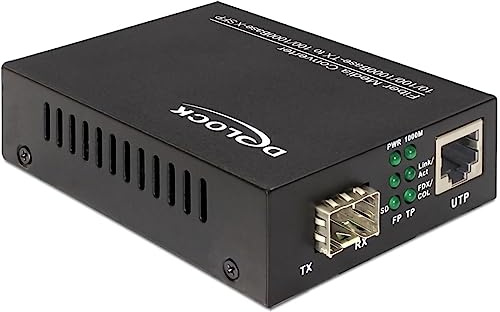 Delock Medien Konverter 10/100/1000Base-T zu 100/1000Base-X SFP