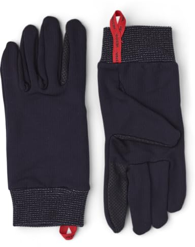 Hestra Touch Point ACTICE 5 Finger Navy, Black, 8