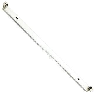 LEDKIA LIGHTING - Halterung für LED-Röhren | Für T8 Röhren 150 cm | Einseitige & Zweiseitige Einspeisung | Inkl. Vorverdrahtung | Aluminiumkonstruktion, Weiß, Aluminium