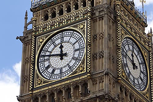 hansepuzzle 65417 - Big Ben Puzzle 2000 Teile | Hintergründe Puzzle mit hochwertiger Puzzle Aufbewahrung: Kartonbox und Wieder verschließbarem Beutel | Puzzle-Maße: 90 x 60 cm