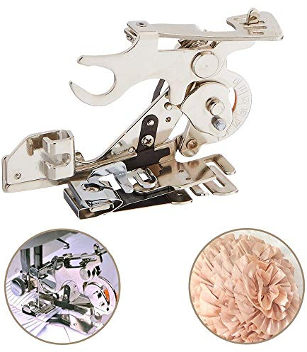 Youngine Ruffler Machine à coudre Pied presseur rassemblant des plis et des volants pour chanteur à jambe basse, frère, Babylock, Viking, Janome, Kenmore