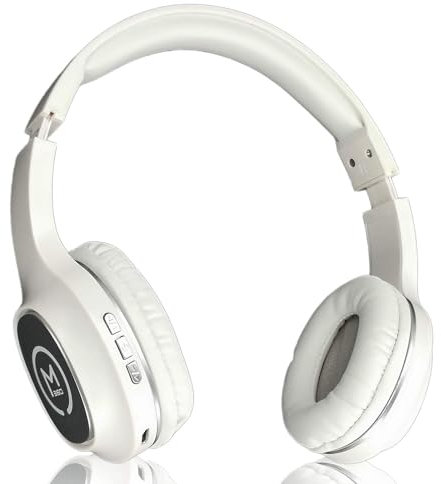 Morpheus 360 Tremors Bluetooth Headphones | Built-in Microphone | Wireless Headset | Gaming Headphones | on ear earphones | Wireless/Wired | White Silver | HP4500W