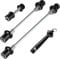 CyclingDeal Bike Bicycle Wheel Hub Non Quick Release Lock Skewers Set - Prevent Removing Wheels & Seatpost by Hands - with Tool