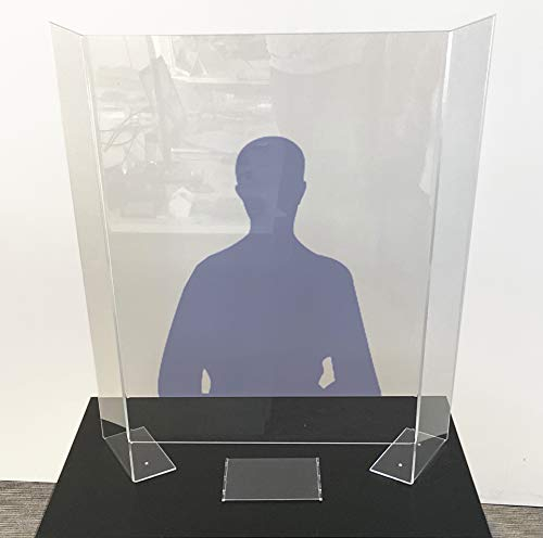 Update Hygiene protection, divider, counter top made of plexiglass, protective shield, sneezing protection, spit protection, counter stand, protection against droplet infection.