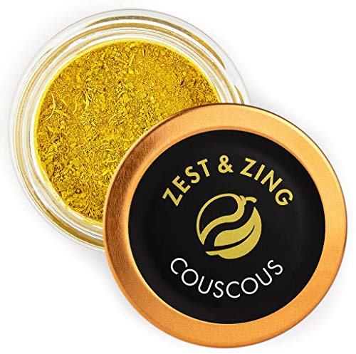 Couscous Spice Blend, 27g - Premium Blends by ZEST & ZING. Fresher, Convenient, Stackable Spice Jars. 4033