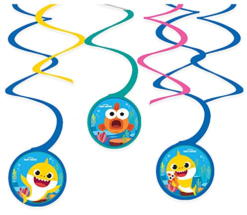 Swirl Decorations Baby Shark