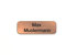 Gravurheim Briefkastenschild Türschild individuelle Gravur Name | selbstklebend - personalisiert | Kunststoff - Plastik | viele Farben und Größen (6x2cm Rechteck abgerundet, Bronze-Schwarz)