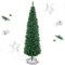 RELAX4LIFE Weihnachtsbaum künstlich in Bleistiftform 150 cm, Künstlicher Tannenbaum mit Metallständer, 220 Spitzen, Grün Christbaum, Christmas Tree