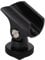 Dpofirs 1.95cm Microphone Clip Holder Plastic Mic Clip Stand with Hot Shoe and 1/4 Inch Screw Hole for DSLR Camera