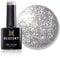 Bluesky Dazzling Platinum Gel Nail Polish 10ml, Silver Rally - BDP08, Silver Glitter Gel Nail Polish for 21 Day Manicure, Requires Curing Under LED UV Nail Lamp
