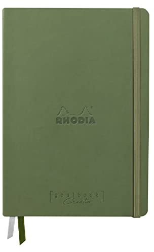 Rhodia 194155C Goalbook Creation Hardcover A5 50 Blatt 200g weiß