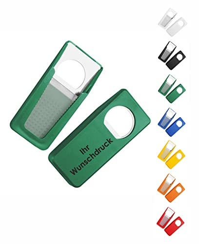 #teamludorf Flaschenöffner mit Verschluss - Personalisierte Flaschenöffner - 7 Farben - mit Bildern und Schrift bedruckbar (grün, 50)