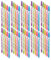 Berlingo Kugelschreiber Set, 50 Stück, mit Kappe, Blau, 0,7 mm Strichbreite, für das Büro, das Home Office oder die Schule und Uni, Serie Tribase Neon